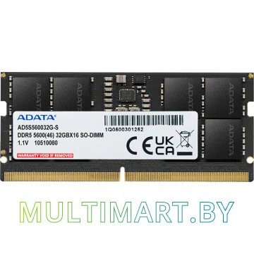 Оперативная память ADATA 32GB DDR5 PC5-44800 (AD5S560032G-S)